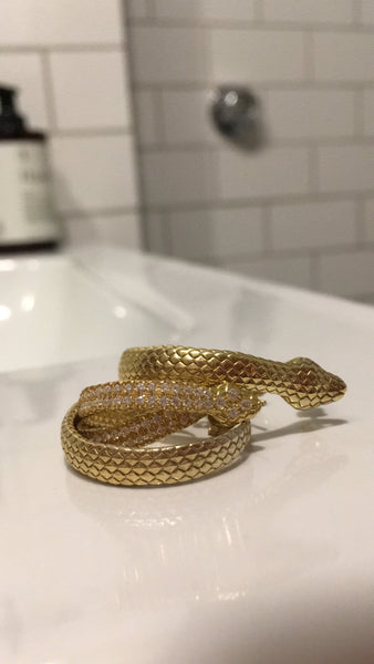 Python Small Hoops with Gems - PRE ORDER