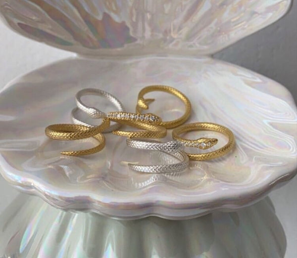 Python Ring - 14k Solid Gold
