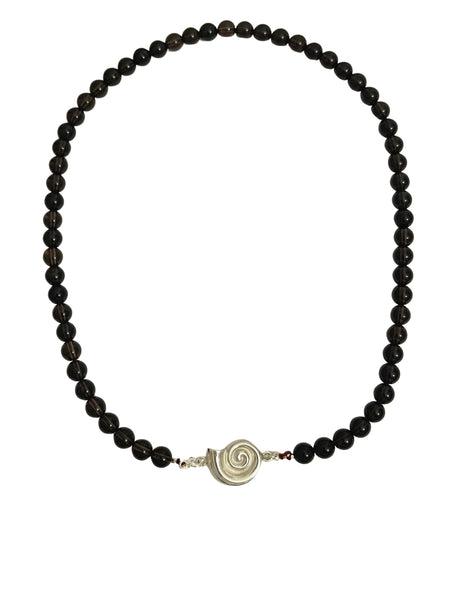Nautilus Small Smoky Quartz Necklace
