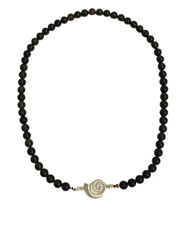 Nautilus Small Smoky Quartz Necklace