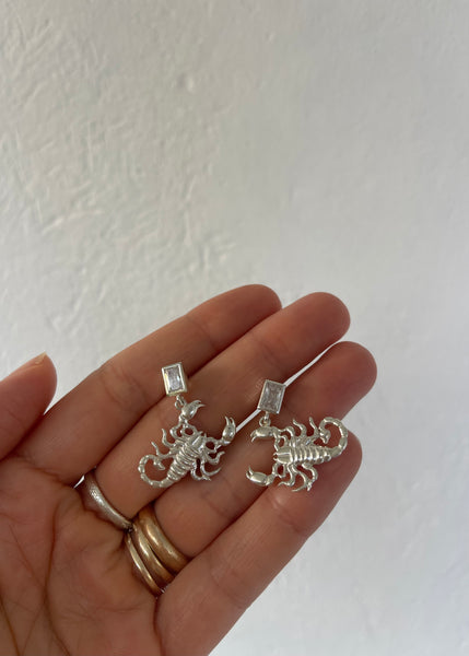 Scorpio Gem Earrings - Large