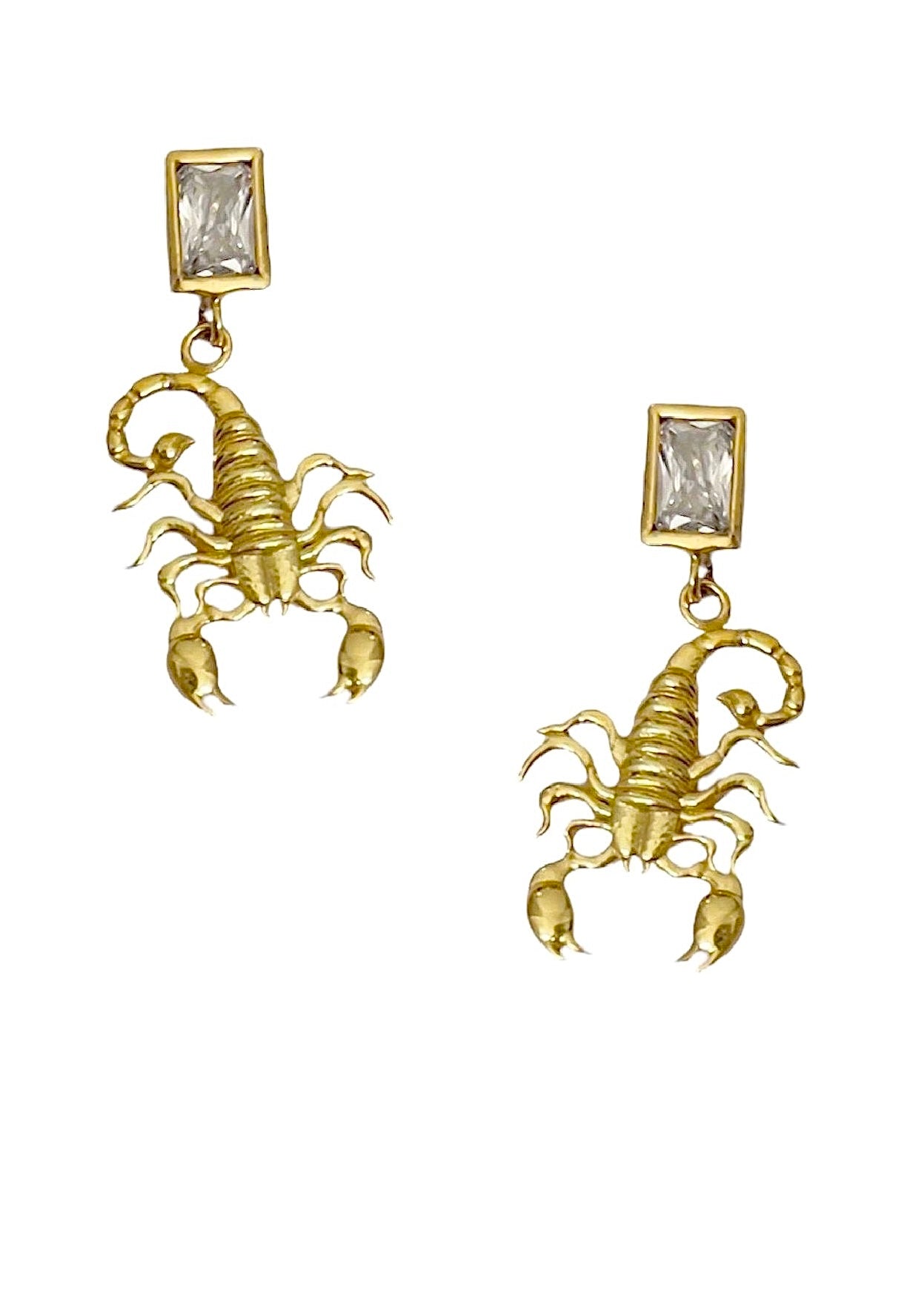 Scorpio Gem Earrings - Large