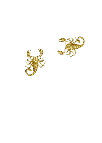 Scorpio Stud Earrings - Small
