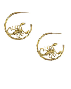 Scorpio Large Hoops