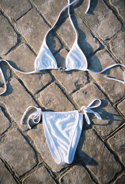 ZENAIS X SUNSETGO BIKINI WHITE