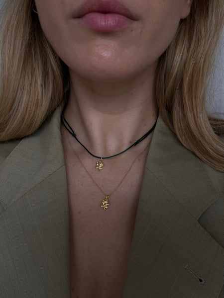 Zénaïs Rose 2023 Lucky Charm - Silk Cord Necklace - Choose Color