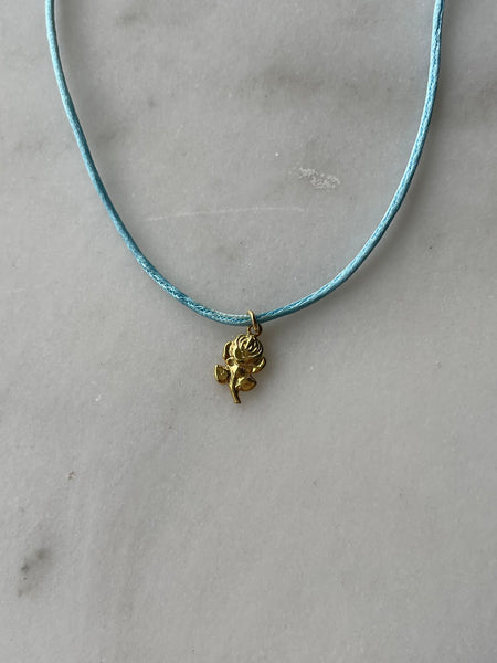Zénaïs Rose 2023 Lucky Charm - Silk Cord Necklace - Choose Color