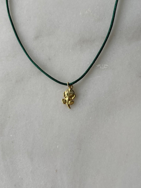 Zénaïs Rose 2023 Lucky Charm - Silk Cord Necklace - Choose Color