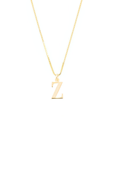 Letter Necklace - Shiny Chain