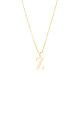 Letter Necklace - Shiny Chain